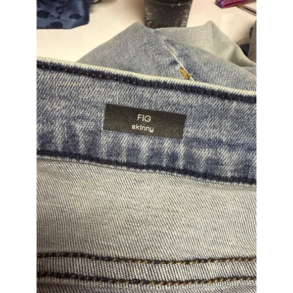 Modern American Fig Women's Jeans Eureka Rip Knee Denim Blue Size 31 NEW - Picture 9 of 12